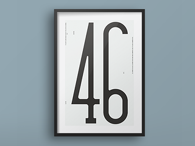 [46] 46 cemento cuatro font i iam letter newletters pablo moreno pmostudio type typography