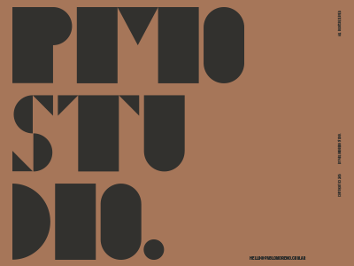[PMO] Studio custom font i iam letter newletters pablo moreno pmo studio pmostudio type typefaces typography