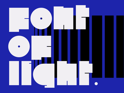 Font of Light. font font of light i iam izquierdafont letter newletters pablo moreno pmostudio type typography