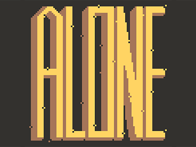 PixelType alone argentina cordoba pablo moreno pixel pixelart type design typography