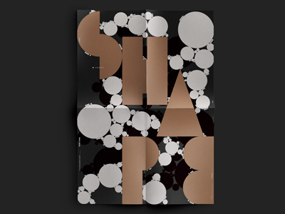 SHAPE. Blank Poster x NODA x Flip. ball circle font minimal pmostudio poster print shape type type design typefaces