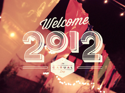 Welcome 2012 2012 type typography welcome