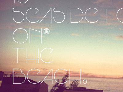 Seaside Font 2011 iampablo pablo moreno type typography