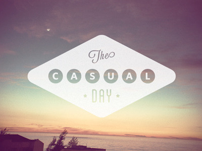 TheCasualDay Summertime.- 2011 iampablo pablo moreno the casual day type typography