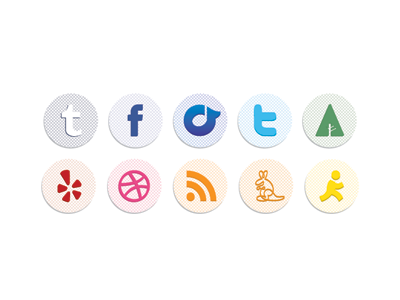 social media icons