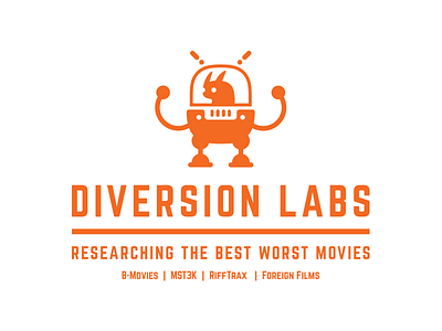 Diversion Labs V2 brand branding color community icon illustration logo monsters retro science science fiction