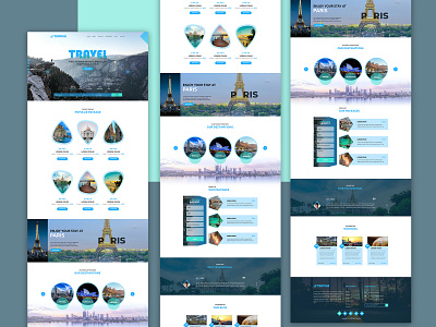 Trip Adviser template by SAAYAN on Dribbble