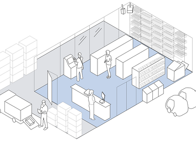 Isometric convenience store