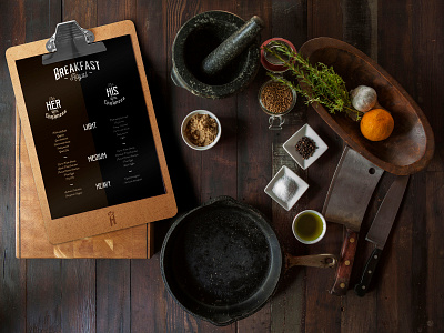 Habsburger Kitchen Scene Breakfast Menu branding branding and identity branding design design editorial design editorial layout graphic design layout layout design menu design typography