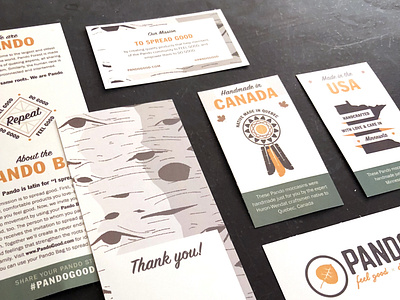 Pando: Printed tags and cards