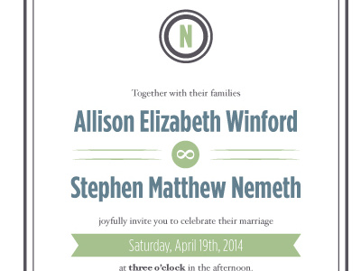 Wedding Invite design graphic design invitation invites marriage print wedding