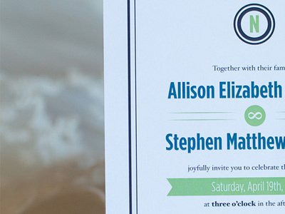 Allie and Steve Invitations