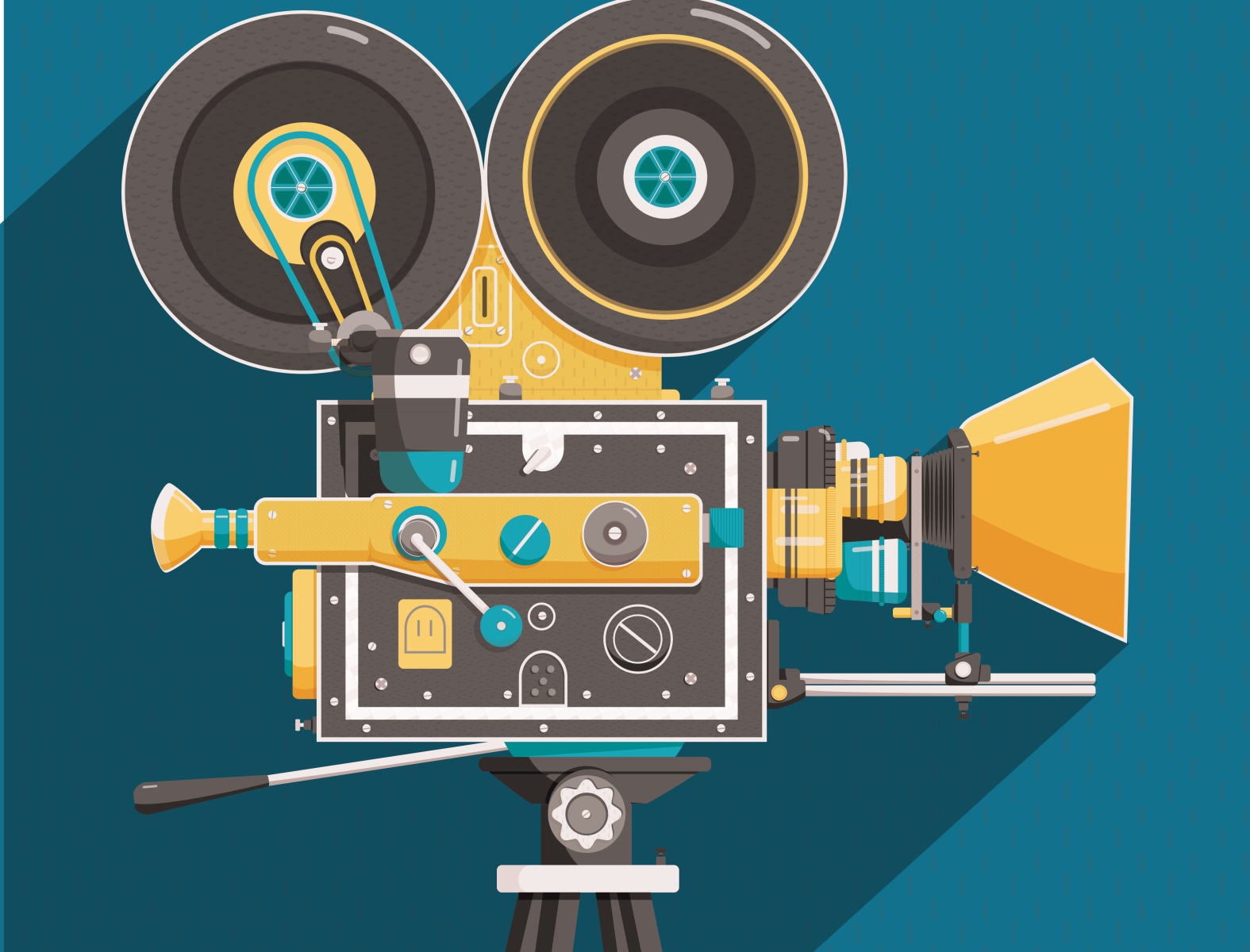 Camera One camera design film illustration movie poster movies poster poster design theater room poster vector