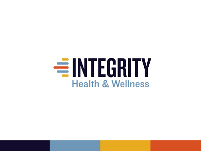 Integrity: Logo 1 branding brick and mortar chiropractic design health health and wellness line logo logo design logomark shape simple startup wellness