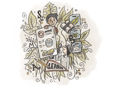 Education Spot Illustration