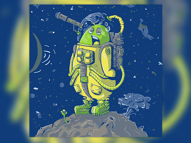 Monster in Space by ᴡᴀᴛᴛʟᴇ ᴀɴᴅ ᴅᴀᴜʙ on Dribbble