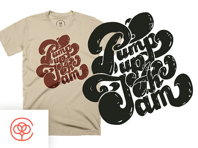 Cotton Bureau: Pump up the Jam cotton bureau illustration jam lettering music print rocknroll screenprint t shirt typography