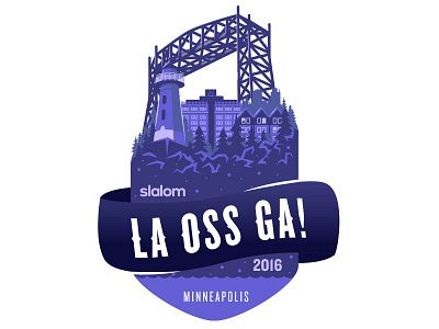 LA OSS GA!: Logo Concept