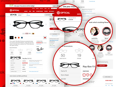 Target Optical Case Study: coming soon ecommerce glasses mobile optical responsive retail target ui ux web web design