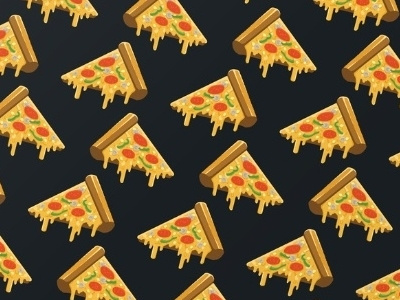 Pizza pattern! design food illustration pattern pepperoni pizza