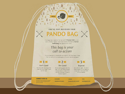 Pando Bag Concept branding clothing design fashion logo packaging rucksack screen print