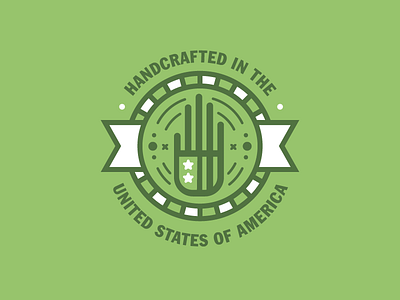 Usa Made badge brand identity design fashion hand handcrafted icon icons illustration moccasins startup usa
