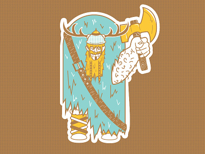 Northland Sticker Series: One-armed Viking