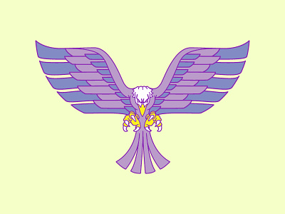 Eagle Mascot bird design eagle illustration logo sports team vector