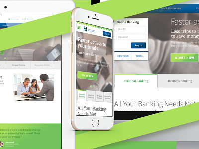 NABco Case Study app bank design finance responsive responsive branding responsive design ui ux visual design web web design