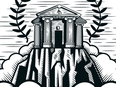 Omeros: Olympus Award award award design design etching greek illustration illustration agency olympus vector