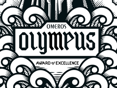 Omeros: Olympus Type award award design greek illustration lettering logo logo design logotype olympus typography