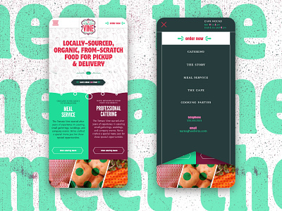 Tomato Vine: Mobile Screens app branding design food drink logo meal delivery restaraunt restaurant branding restaurant design ui ux visual design web web design