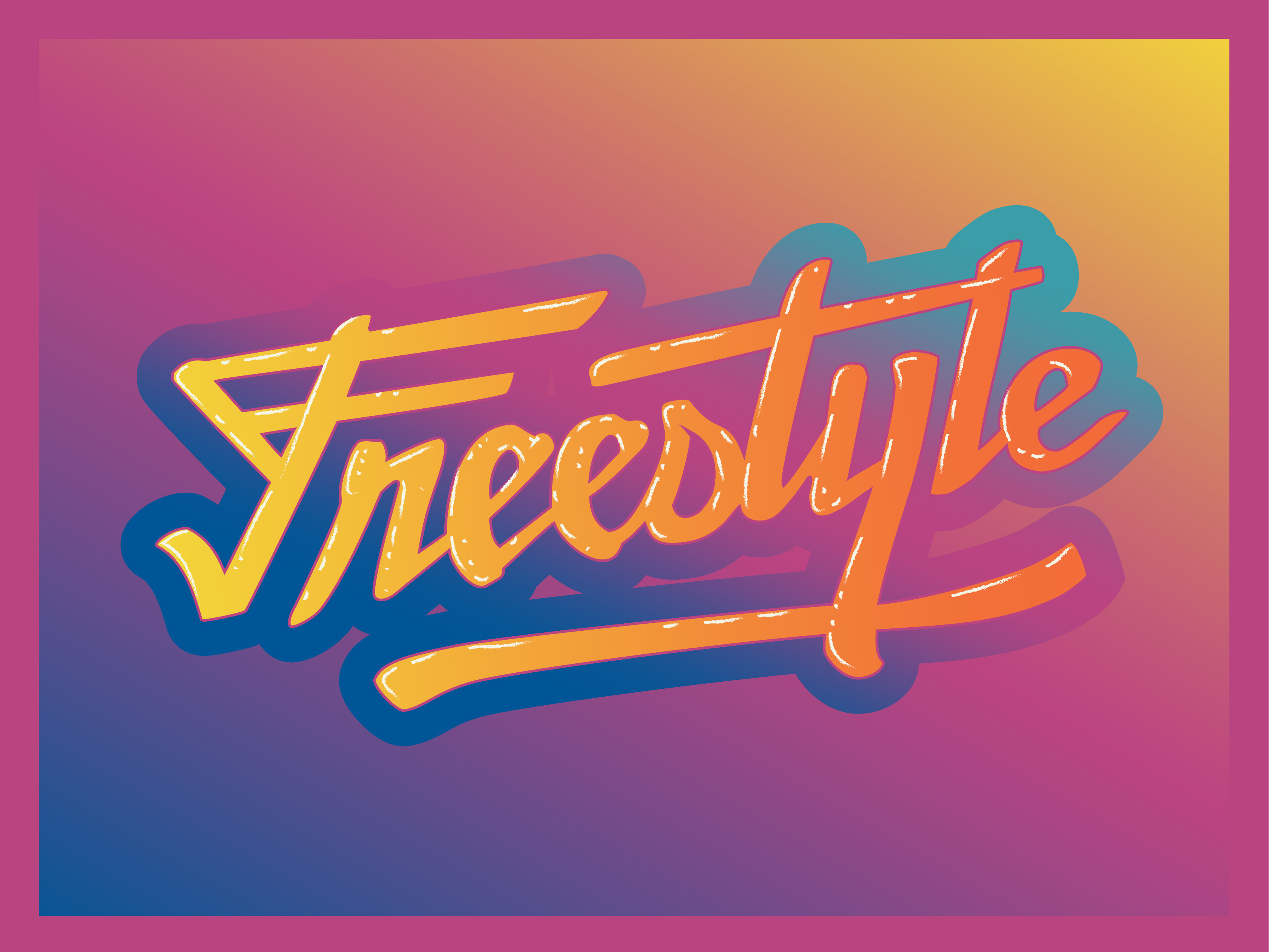 Freestyle Lettering by Wattle & Daub on Dribbble