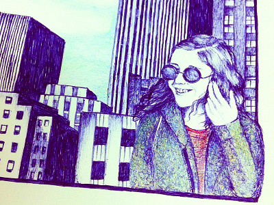 NYCgirl girl illustration nyc