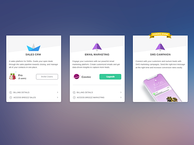 Admin Cards app platform crm design icons ui ui ux ui ux design