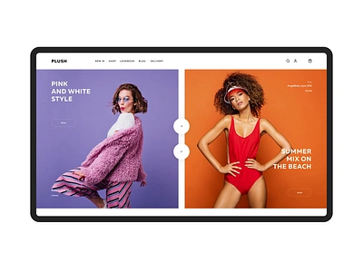 Plush – Fashion Theme e commerce e commerce theme fashion theme ui ux web woocomerce wordpres