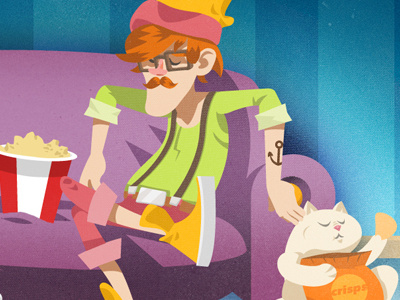 Hipster animation cartoon character character design hipstet