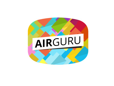 Air Guru logo draft air guru logo plane tickets travel