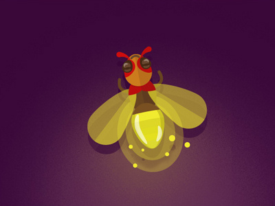 Firefly bug firefly light night