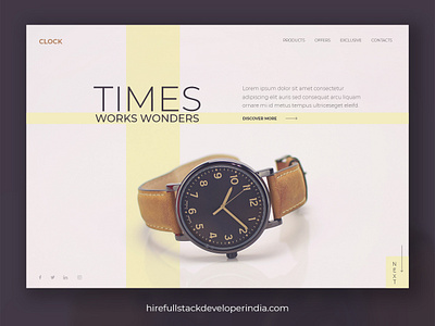 Buy Clock Online appdesigner appdevelopment design design agency illustration ui userexperiance userinterfacedesign ux web website