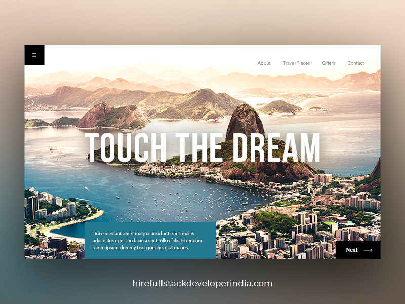 Creative UI Design by HireFullStackDeveloperIndia on Dribbble
