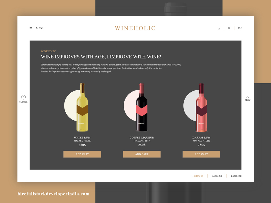 online wine store