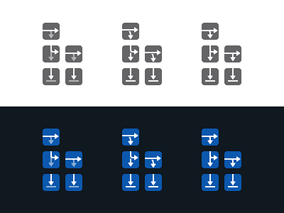 Conditional Paths arrows design icons interface paths visual