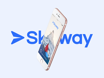 Skyway Loading Screen app blue iphone8 iphonex nyc travel ui ux