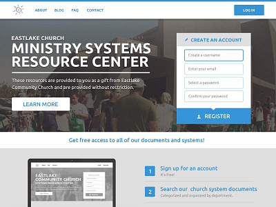 Multi Campus Resource Center church home registration