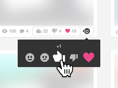 Dribbble Reactions approve dislike dribbble emoji emotions hate love reactions reject