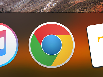 Google Chrome Icon Replacement chrome dock google guidelines icon macos