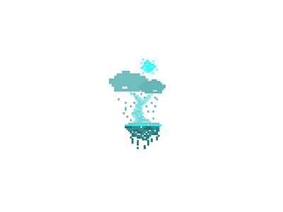 Pixel Bonsai blue bonsai pixel sax