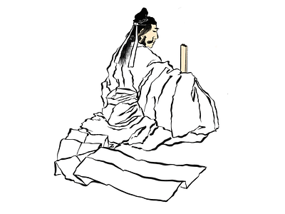 Hokusai Manga Reference v2 illustration illustrator ipad pro japan japanese art procreate sax