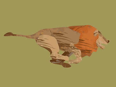 Lion animal digitalart illustration lion wild